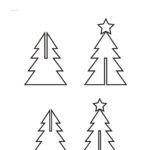 Holiday Christmas Tree 3D Pen Stencil   3Doodler Throughout Christmas Tree 3D Templates