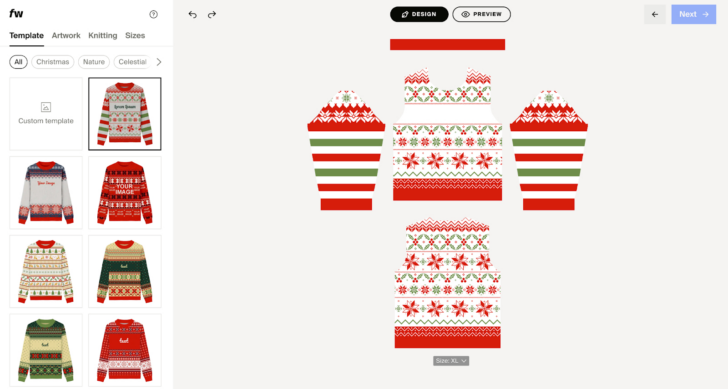 Christmas Sweater Templates