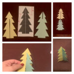 How To Make Cute 3D Wood Trees (Rustic Winter Decor) • Ikorncrafts Regarding Wooden Christmas Tree Templates