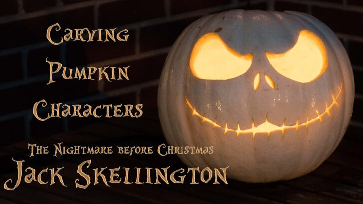 Jack Nightmare Before Christmas Pumpkin Templates