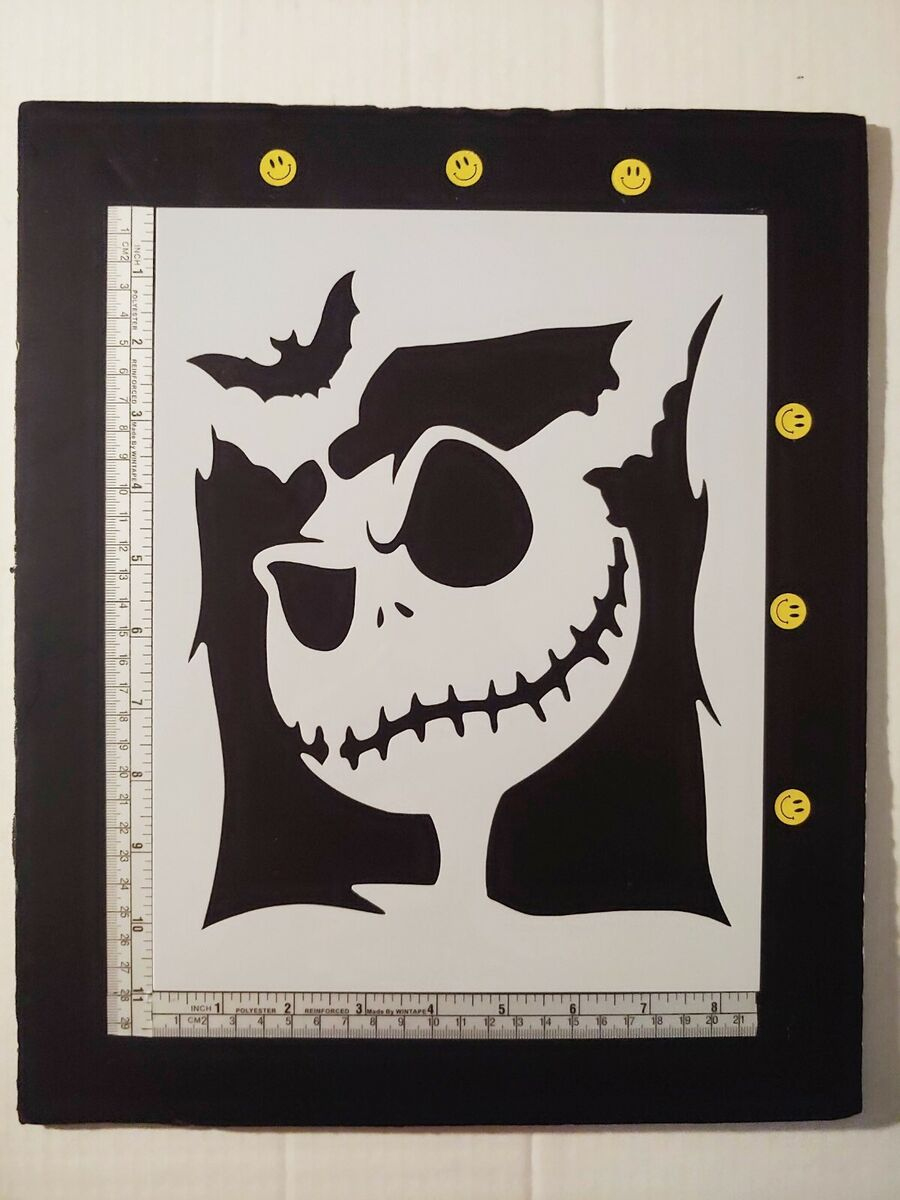 Jack Skellington Nightmare Before Christmas Pumpkin Carving Craft Stencil pertaining to Pumpkin Templates Nightmare Before Christmas