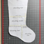 Minimalist Christmas Tree Stocking — Juniperus Threadworks Regarding Templates Christmas Stocking Pattern