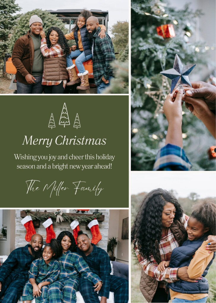 Christmas Card With Photo Templates Free