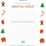 Printable Christmas List Templates For Your Business Intended For Christmas List Templates Free Download