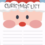 Printable Christmas Lists   25 Free Printables | Printabulls With Childrens Christmas List Templates