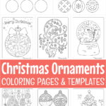 Printable Christmas Ornaments, Coloring Pages, & Blank Templates For Christmas Ornament Templates