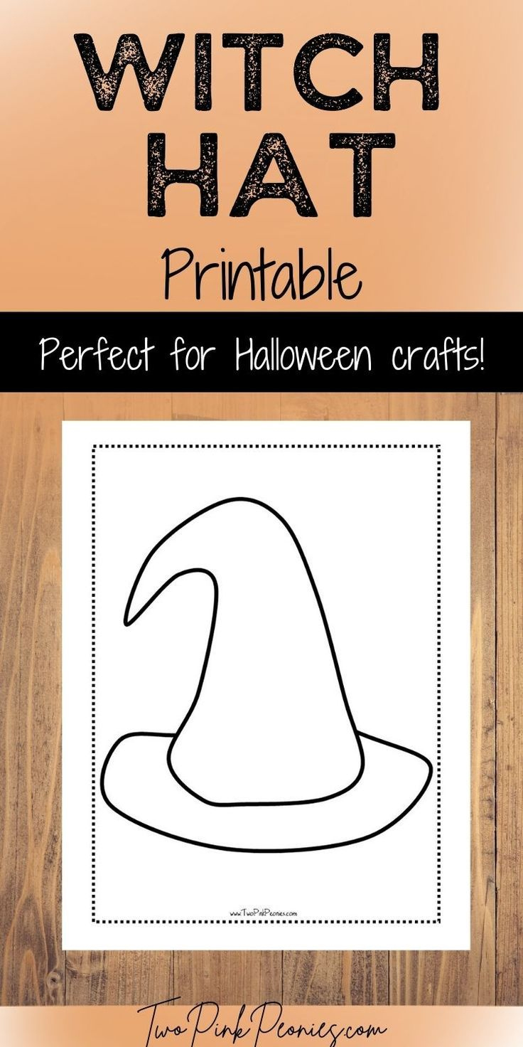 Printable Witch Hat Template with Witches Hat Template Printable