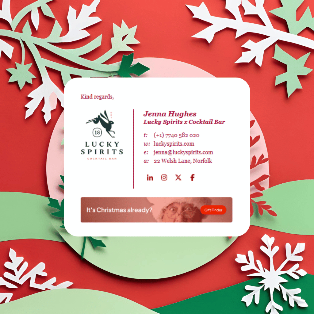 Sleigh Your Emails: How To Create A Festive Christmas-Themed Email in Christmas Email Signature Templates Free