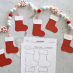 Stocking Template   Free Printable   Childhood Magic Intended For Christmas Stocking Templates To Print