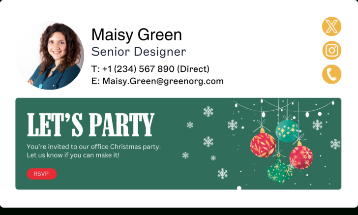 Free Christmas Email Signature Templates