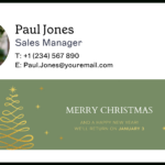 Top 10 Christmas Email Signature Templates | Exclaimer In Free Christmas Email Signature Templates