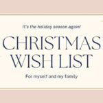 Wishlist Christmas Presentation In Light Pink Blue Gold Classy Elegant Style In Christmas Wishlist Slideshow Templates