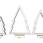 Wood Christmas Tree Decor Diy | Ana White With Regard To Templates For Wooden Christmas Tree