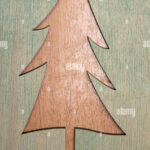 Wooden Christmas Tree Template Stock Photo   Alamy Regarding Wooden Christmas Tree Templates