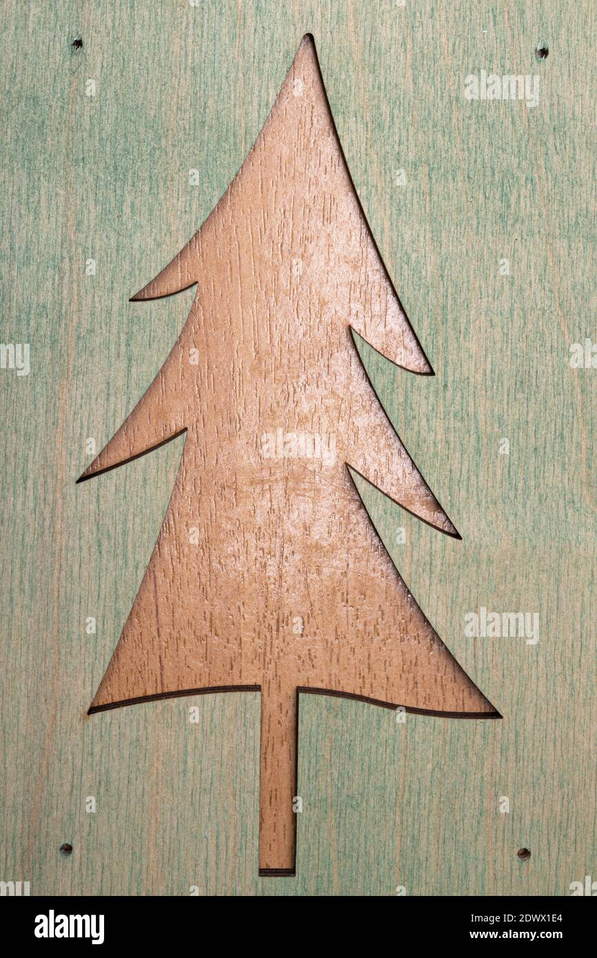 Wooden Christmas Tree Template Stock Photo - Alamy regarding Wooden Christmas Tree Templates