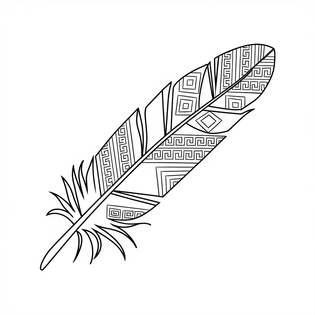 17 Free Printable Feather Template For Craft Lovers - Kidprintables inside Feather Template For Craft