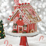 18 Gingerbread House Ideas To Fill Your Edible Christmas Village Throughout Taste Of Home Gingerbread House Template