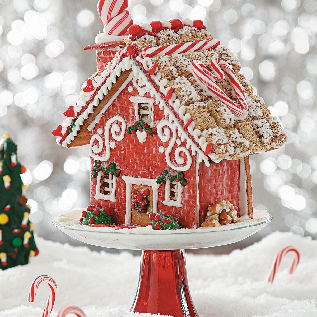 18 Gingerbread House Ideas To Fill Your Edible Christmas Village throughout Taste of Home Gingerbread House Template