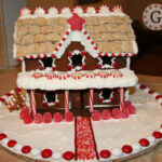 2 Story Inn Gingerbread House Template   Etsy Uk Inside 2 Story Gingerbread House Template