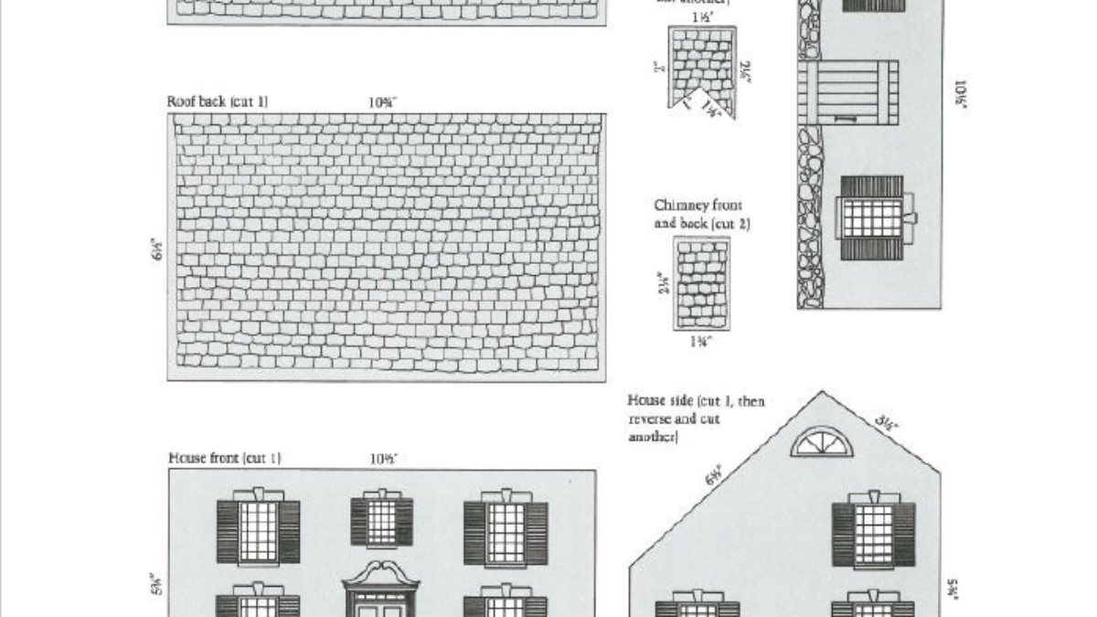 20+ Free Gingerbread House Templates For 2023 - Printable Jpeg with Free Printable Victorian Gingerbread House Template