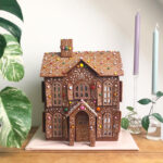 2021 Villa   Gingerbread House Template   Etsy Ireland Throughout Victorian Gingerbread House Template