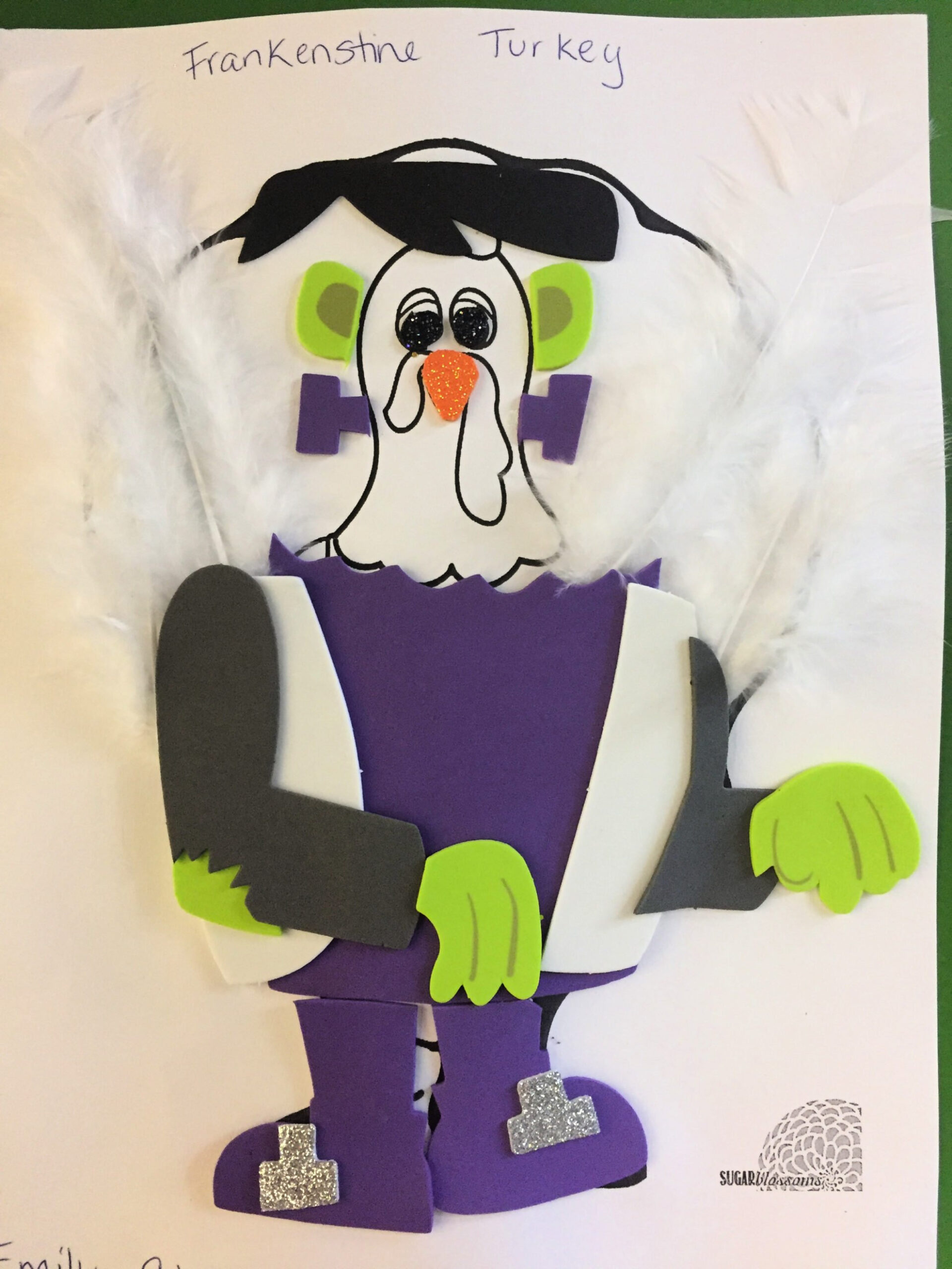 24+ Turkey In Disguise Ideas - Sew Woodsy regarding Frankenstein Turkey Disguise Template