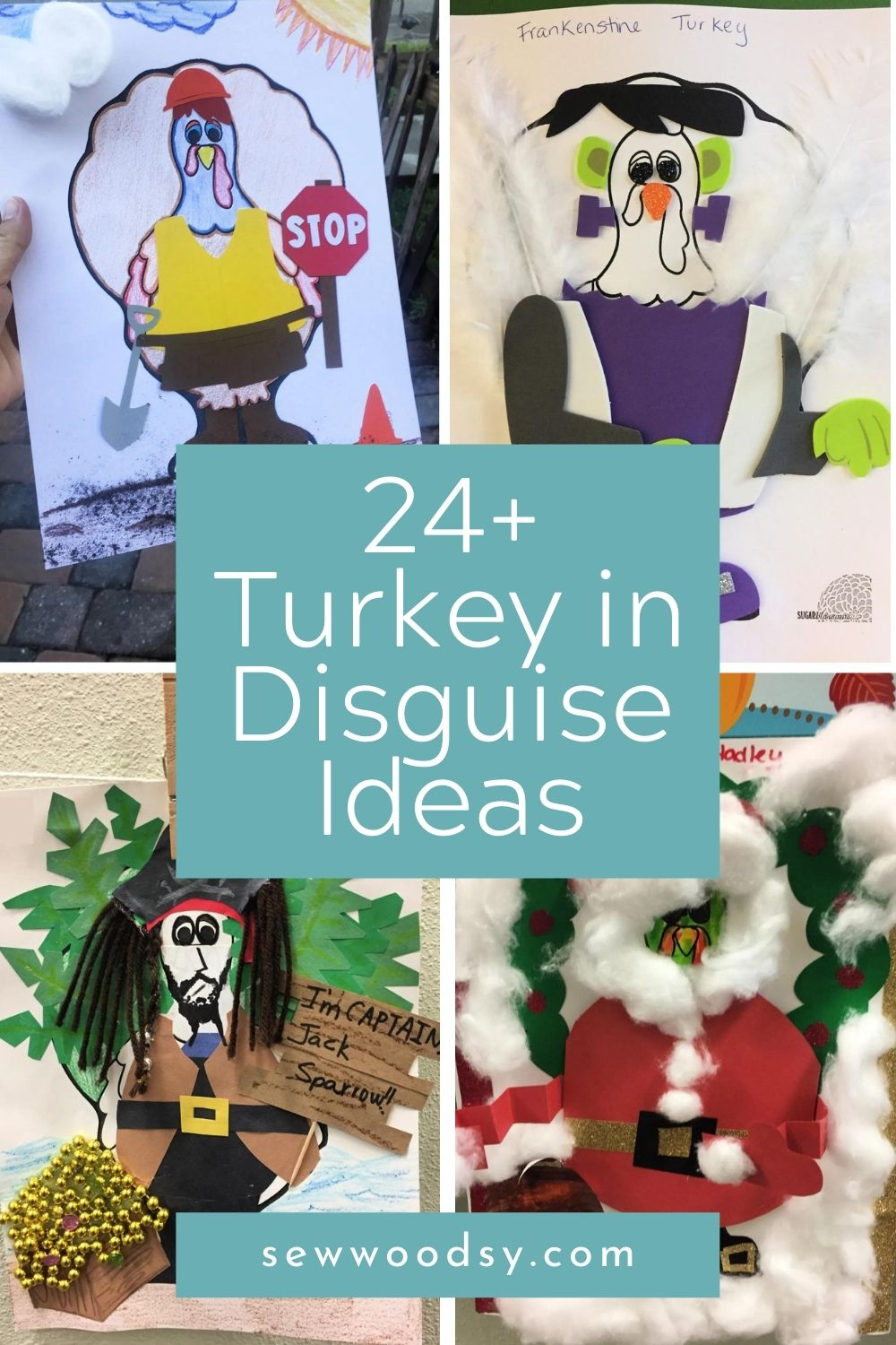 24+ Turkey In Disguise Ideas - Sew Woodsy with regard to Frankenstein Turkey Disguise Template
