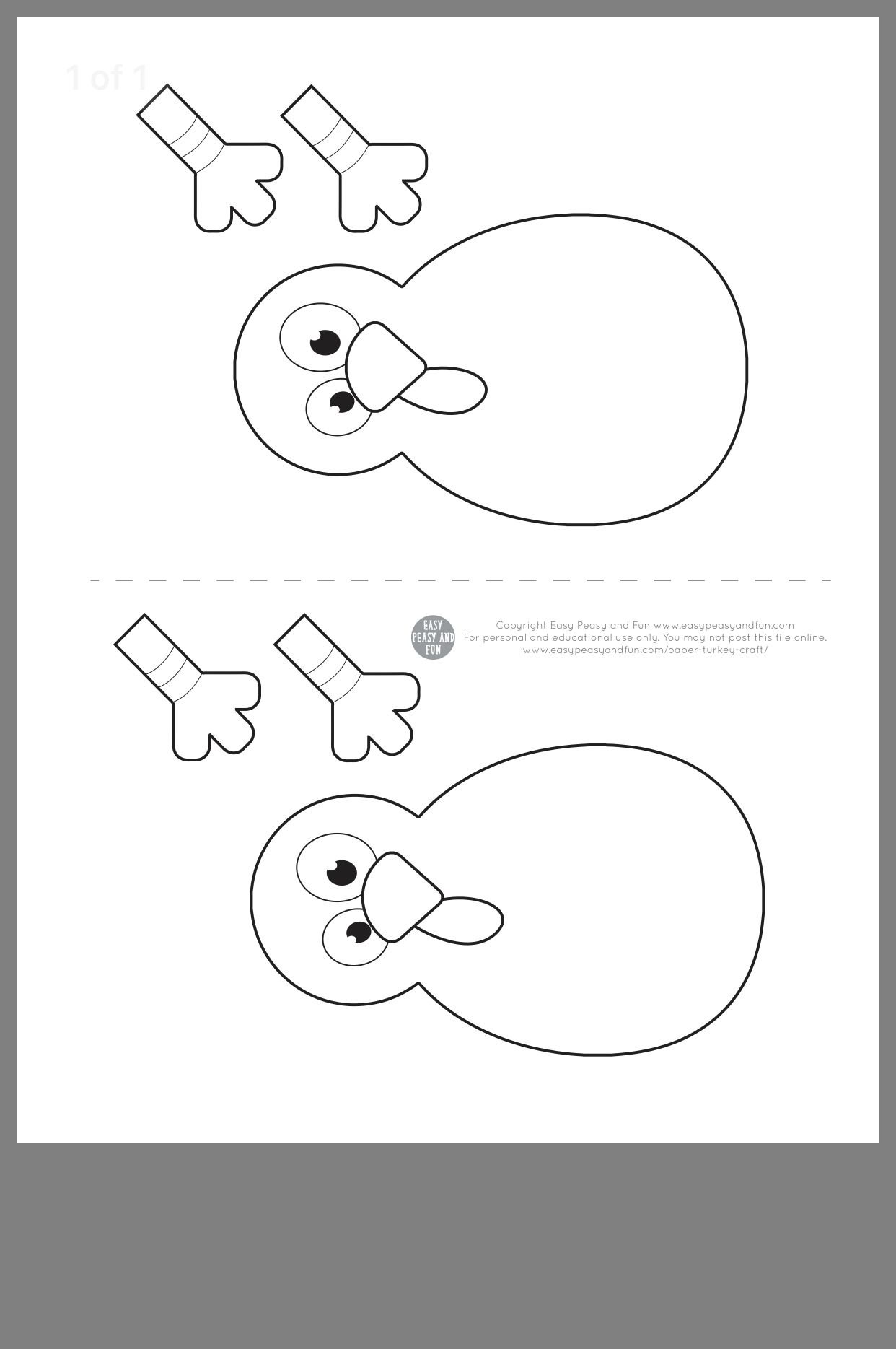 29 Thanksgiving Craft Ideas To Save Today | Thanksgiving Crafts inside Featherless Turkey Template