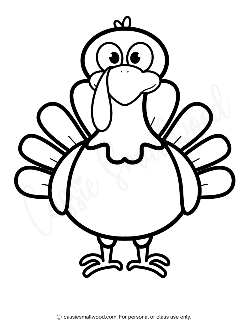 31 Cutest Turkey Templates - Cassie Smallwood intended for Free Printable Thanksgiving Turkey Art Template