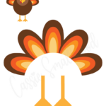 31 Cutest Turkey Templates   Cassie Smallwood Intended For Free Thanksgiving Turkey Template