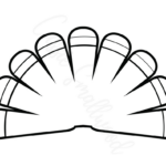 31 Cutest Turkey Templates   Cassie Smallwood Regarding Free Printable Turkey Feather Template