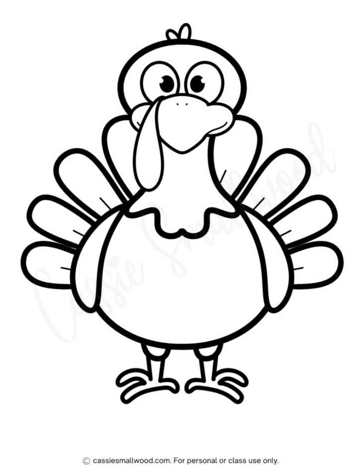 Free Turkey Template For Kids Free Turkey Template For Kids