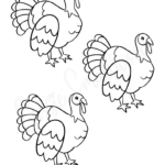 31 Cutest Turkey Templates   Cassie Smallwood With Regard To Small Turkey Template