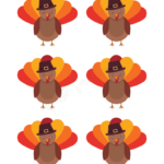 31 Cutest Turkey Templates   Cassie Smallwood Within Cartoon Turkey Template