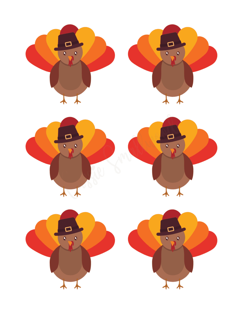 31 Cutest Turkey Templates - Cassie Smallwood within Cartoon Turkey Template