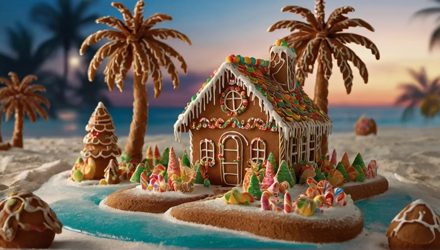 47 Best Gingerbread House Ideas | 2025 Updated in Gingerbread Beach House Template