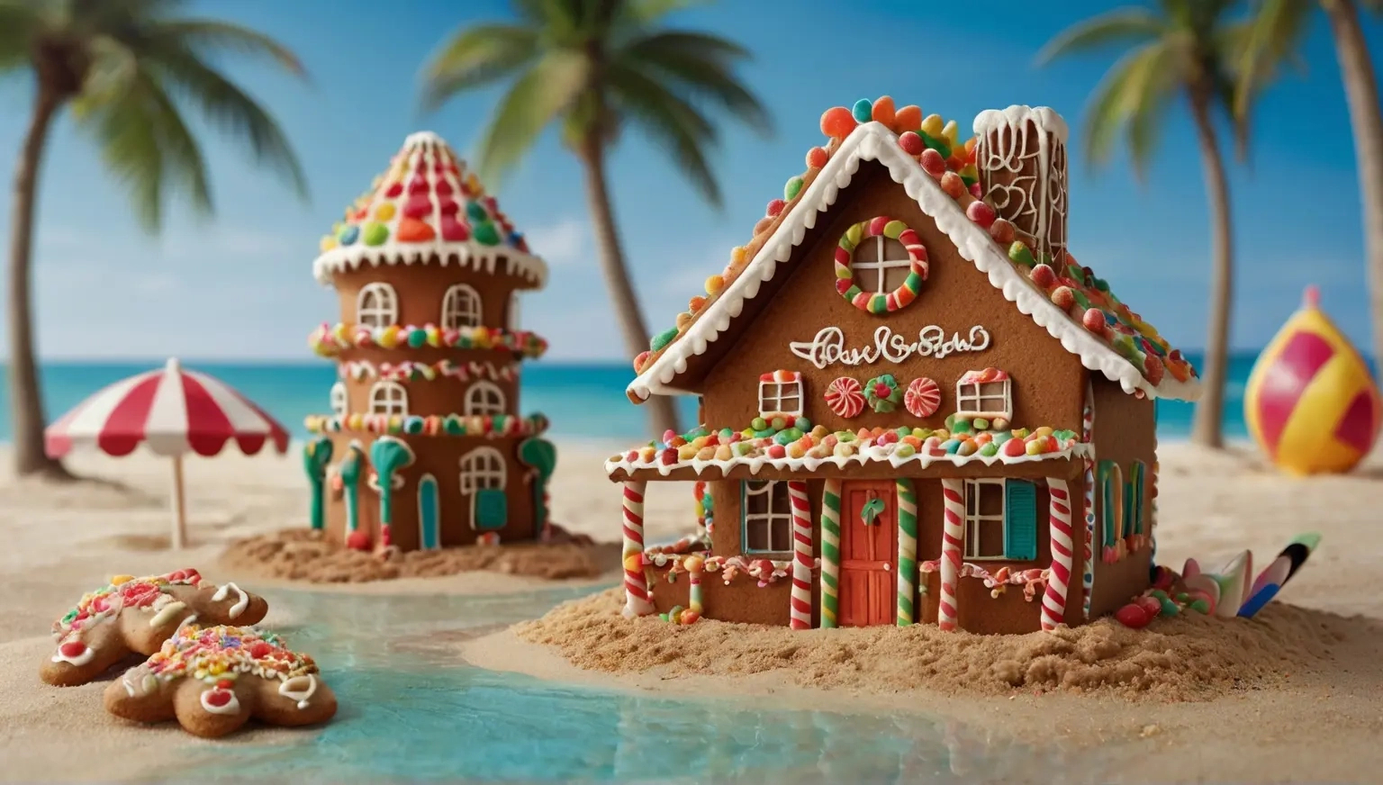 47 Best Gingerbread House Ideas | 2025 Updated intended for Gingerbread Beach House Template
