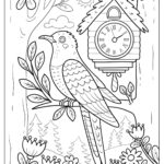 50 Bird Coloring Pages (Free Pdf Printables) Intended For Feather And Birds Coloring Template Free Printable