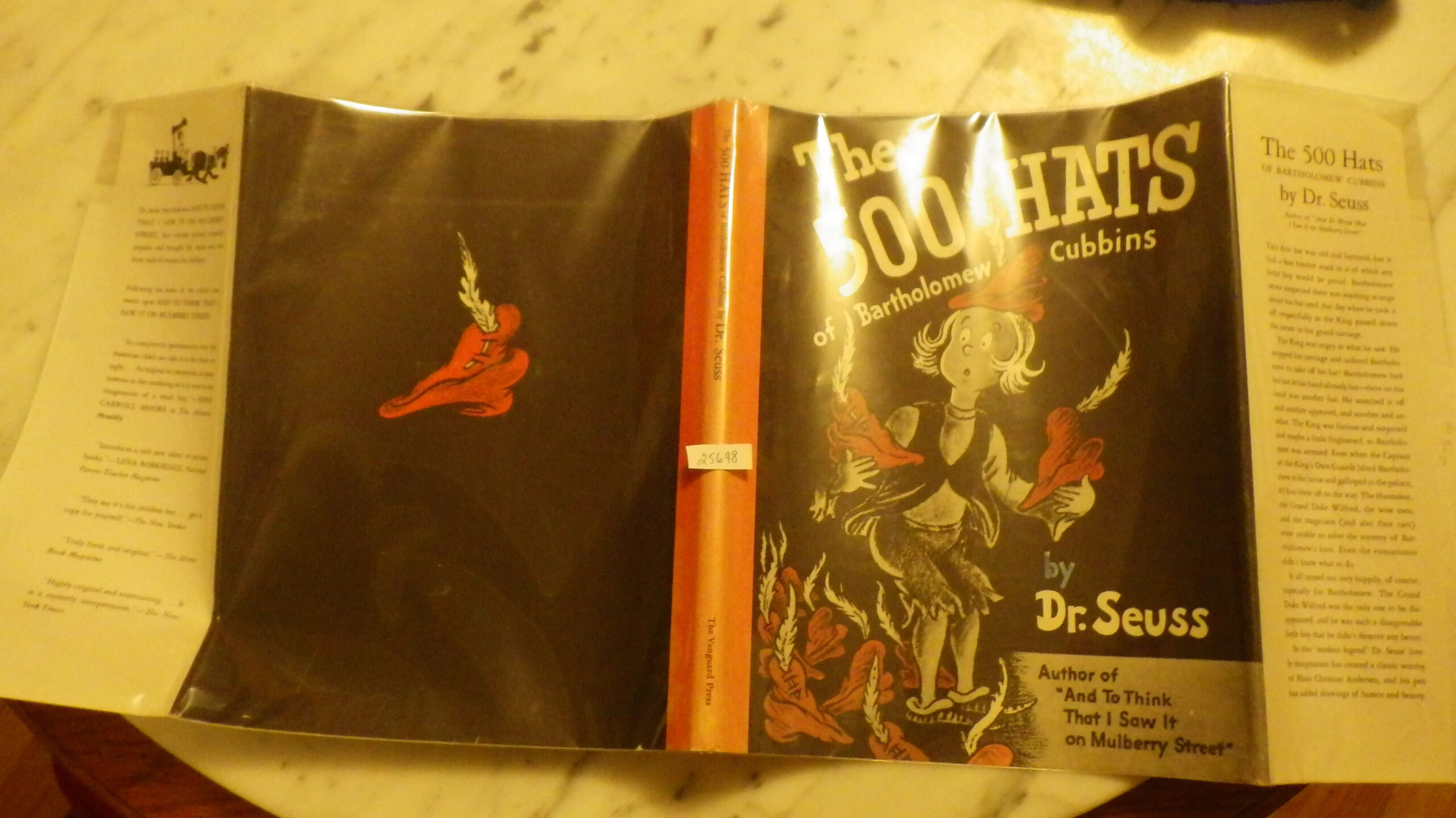 500 Hats Of Bartholomew Cubbins, The In Color Dustjacket Of Boys In Red Hat  Holding 2 Hats With Feathers In His Hands [ Five-Hundred ] Dr. Seuss&amp;#039;S… within The 500 Hats of Bartholomew Cubbins Feather Template