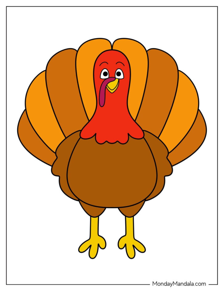 Turkey Cartoon Template