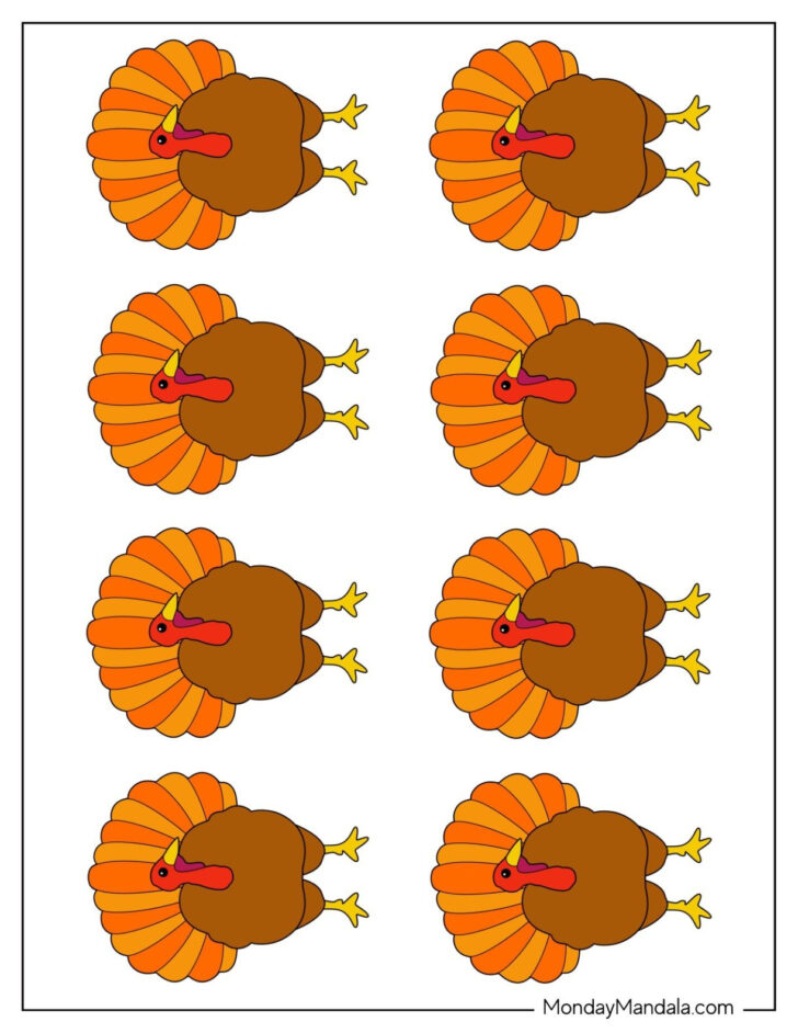 Turkey Template to Print Turkey Template to Print