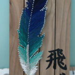 7 String Art Msb Ideas | String Art, String Art Patterns With String Art Template Feather