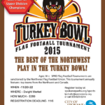 7Th Annual Turkey Bowl 2015 Flag Football Tournament   City Of Intended For Turkey Bowl Flyer Template