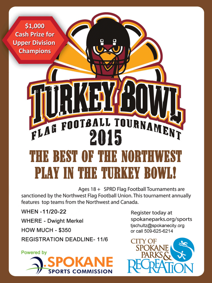 Turkey Bowl Flyer Template