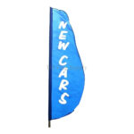 8Ft. X 2Ft. New Cars Feather Flag With 8X2 Feather Flag Sign Template