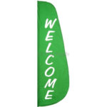 8Ft. X 2Ft. Welcome Feather Flag In 8x2 Feather Flag Sign Template