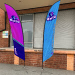 9Ft. Feather Flag – Graphic Package San Diego | Feather Flag San Diego For Feather Flag 9 Ft Template