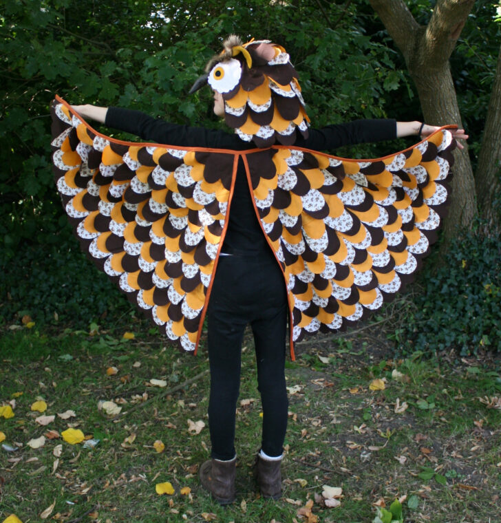 Owl Costume Feather Template