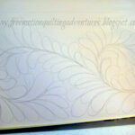 Amy'S Free Motion Quilting Adventures: Framing The Farm With Feathers Throughout Free Feather Quilting Template