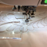 Amy'S Free Motion Quilting Adventures: Quilting With Rulers Regarding How Do Sew A Feather Ruler Template